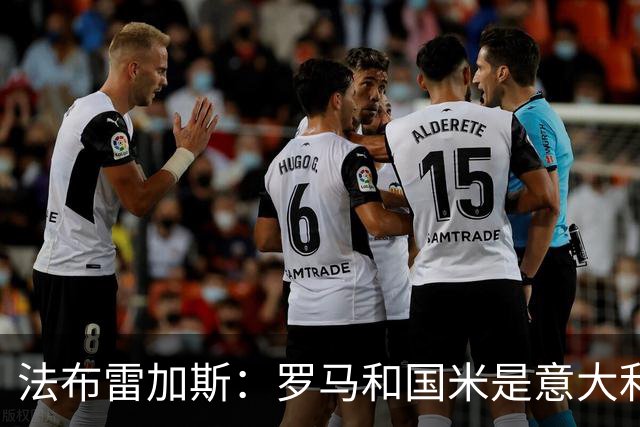 法布雷加斯：罗马和国米是意大利最强两队，我会看两队的对决